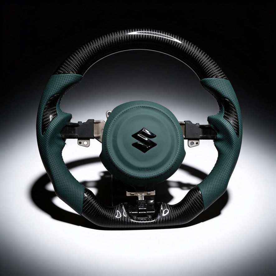 Emerald Green OJ Wheel + Airbag Cover  - To Suit Jimny JB74 + JC74XL