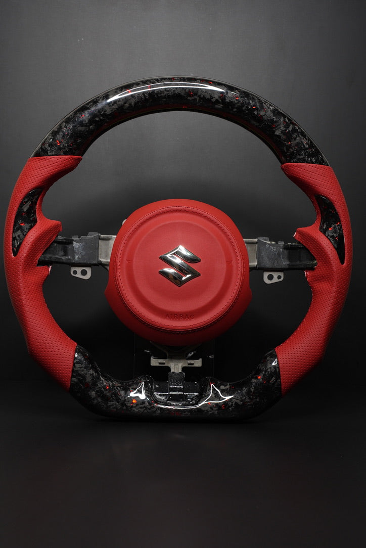 Ruby Red OJ Wheel + Airbag Cover  - To Suit Jimny JB74 + JC74XL