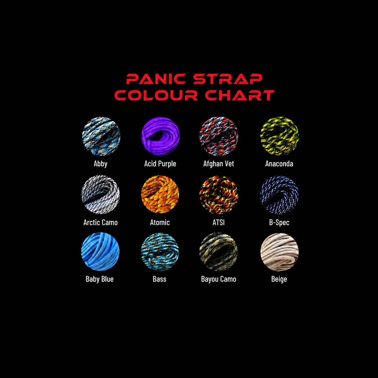 CORBY'S PANIC STRAPS