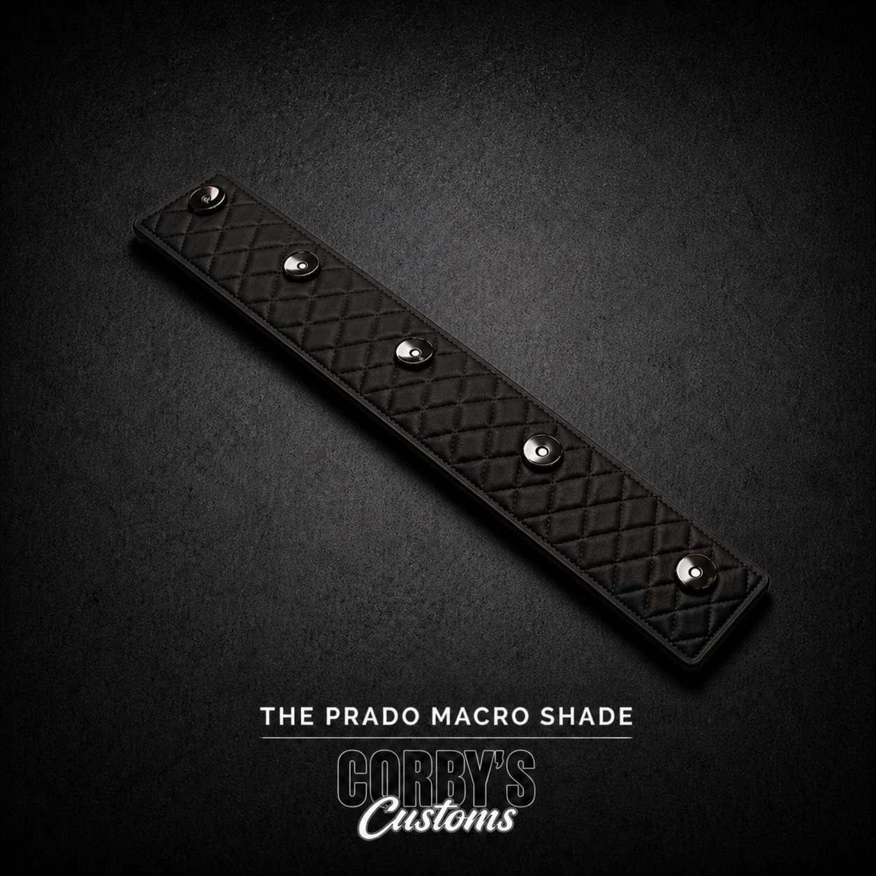 LANDCRUISER PRADO BLACK MACRO DASH SHADE | Sun Visor Heat & Glare Protection