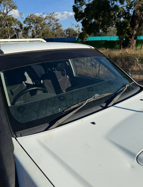 HOLDEN BLACK MACRO DASH SHADE | Sun Visor Heat & Glare Protection